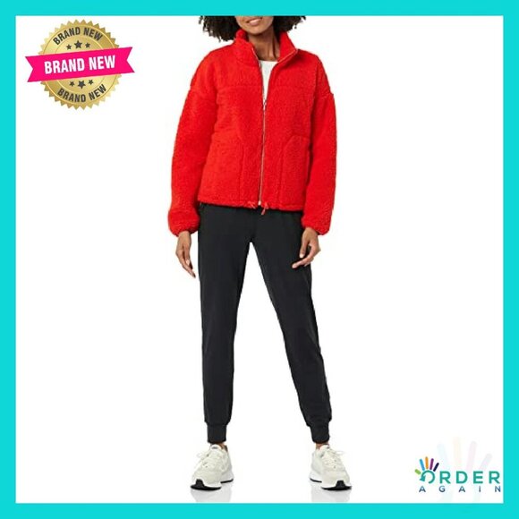 Fleece Zip-Up Sherpa Jacket Women's Cozy Winter Chic Oversized Fit - Picture 4 of 8